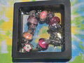 Pink Love & Flowers Charm bracelet
