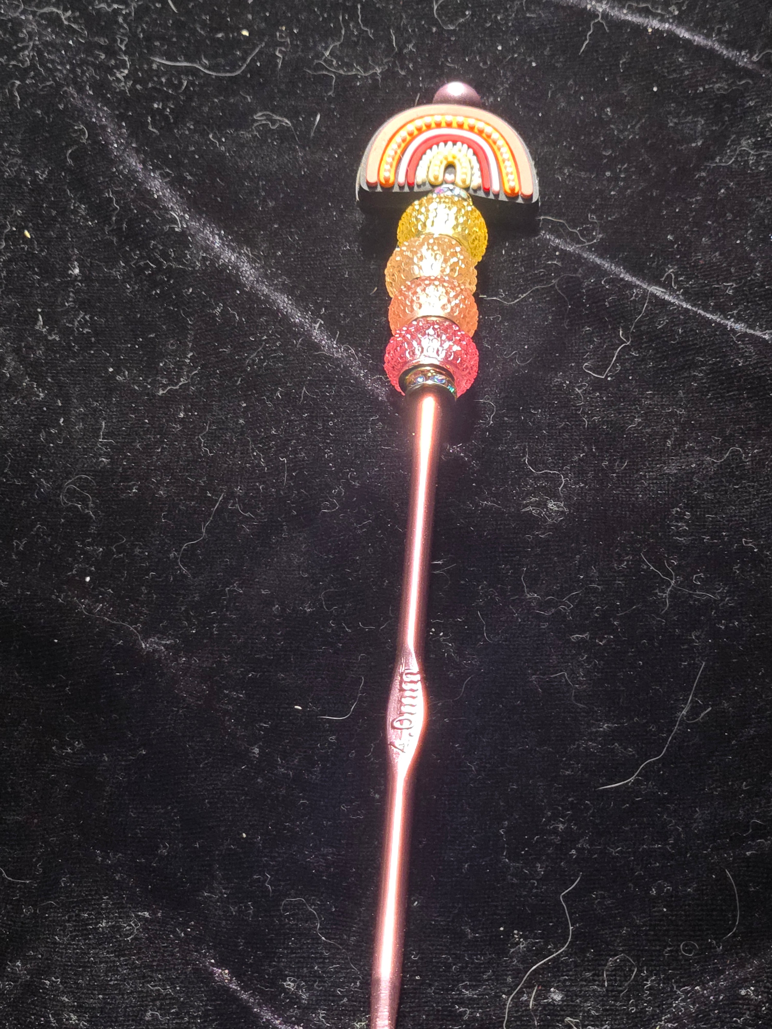 Rainbow Crochet Hook 4mm