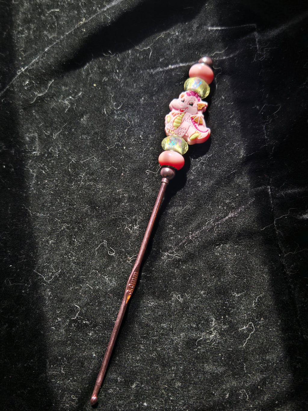 Pink Dragon Crochet Hook 3mm